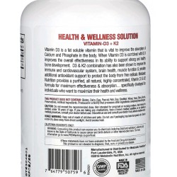 Vitaminas D3/K2 MK7 7000iu/200mcg
