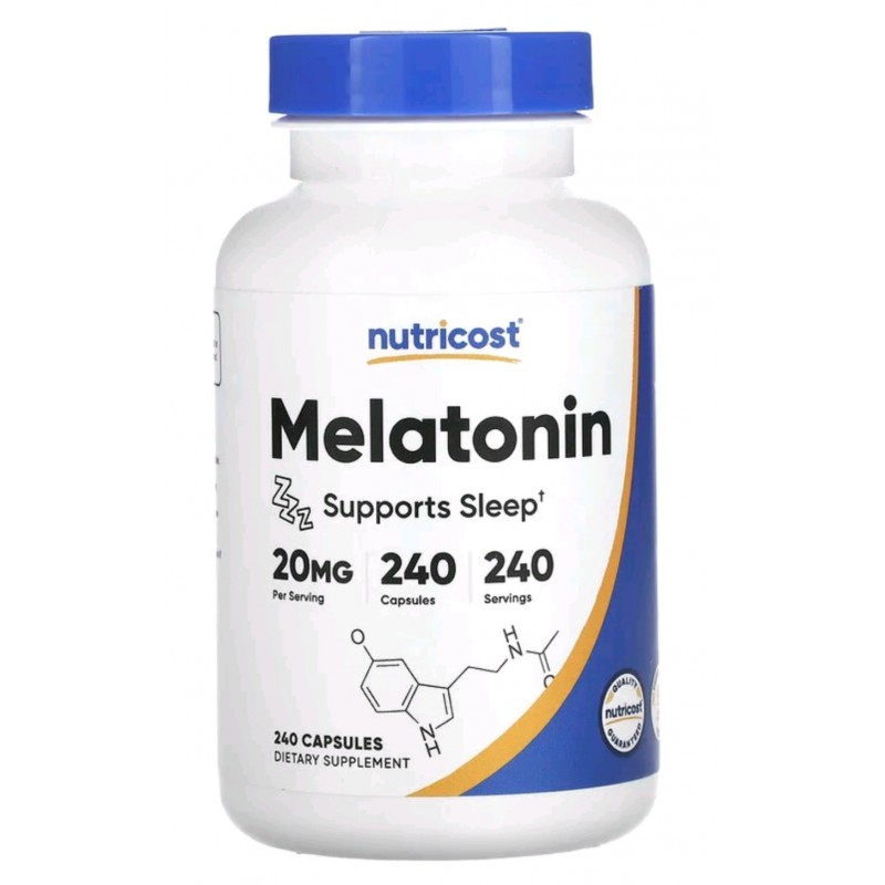 Melatoninas 20mg. 240kaps.